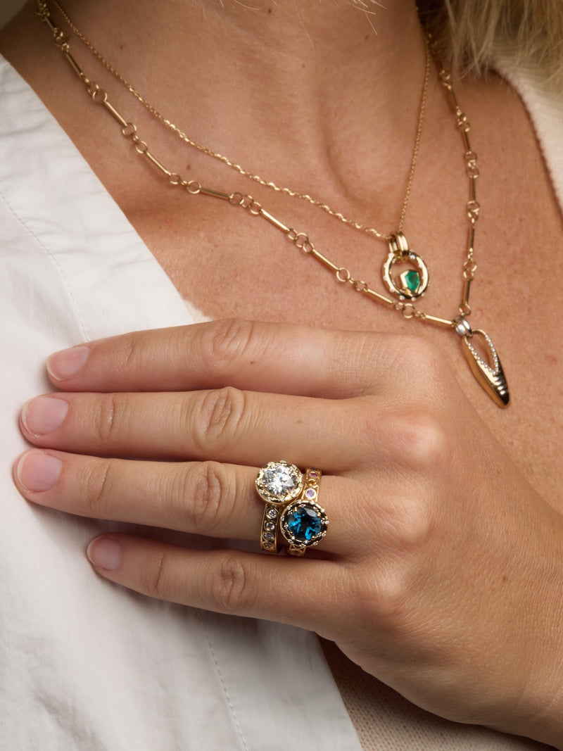 London Blue Topaz Grand Spotlight Ring