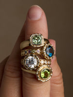 Cushion Cut Aria Ring