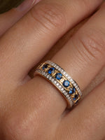 Sapphire Gallery Ring
