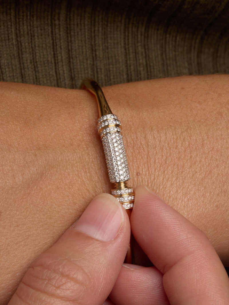 Diamond Hourglass Bracelet