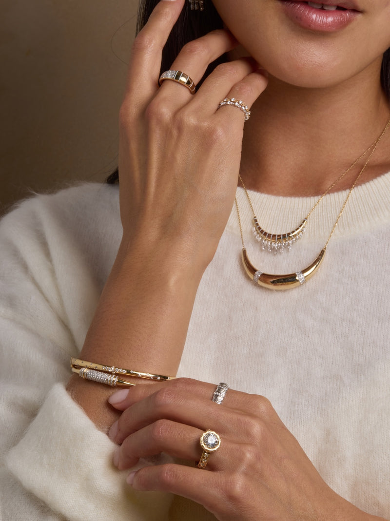 Diamond Hourglass Bracelet