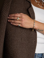Sapphire Pillar Tennis Bracelet