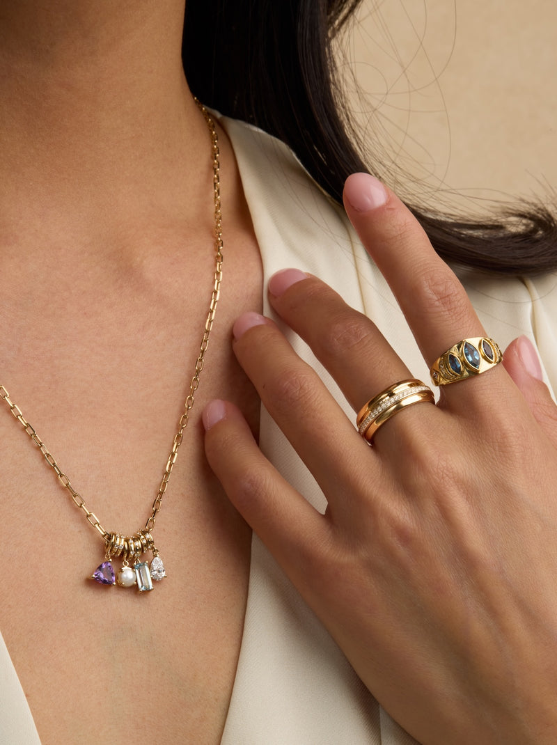 Birthstone Charms Necklace