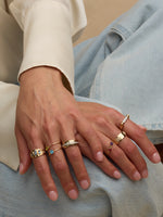 Tusk Baguette Flip Ring