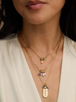 Sapphire Birthstone Charms Necklace