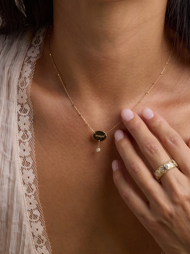 Keepsake Diamond Drop Necklace