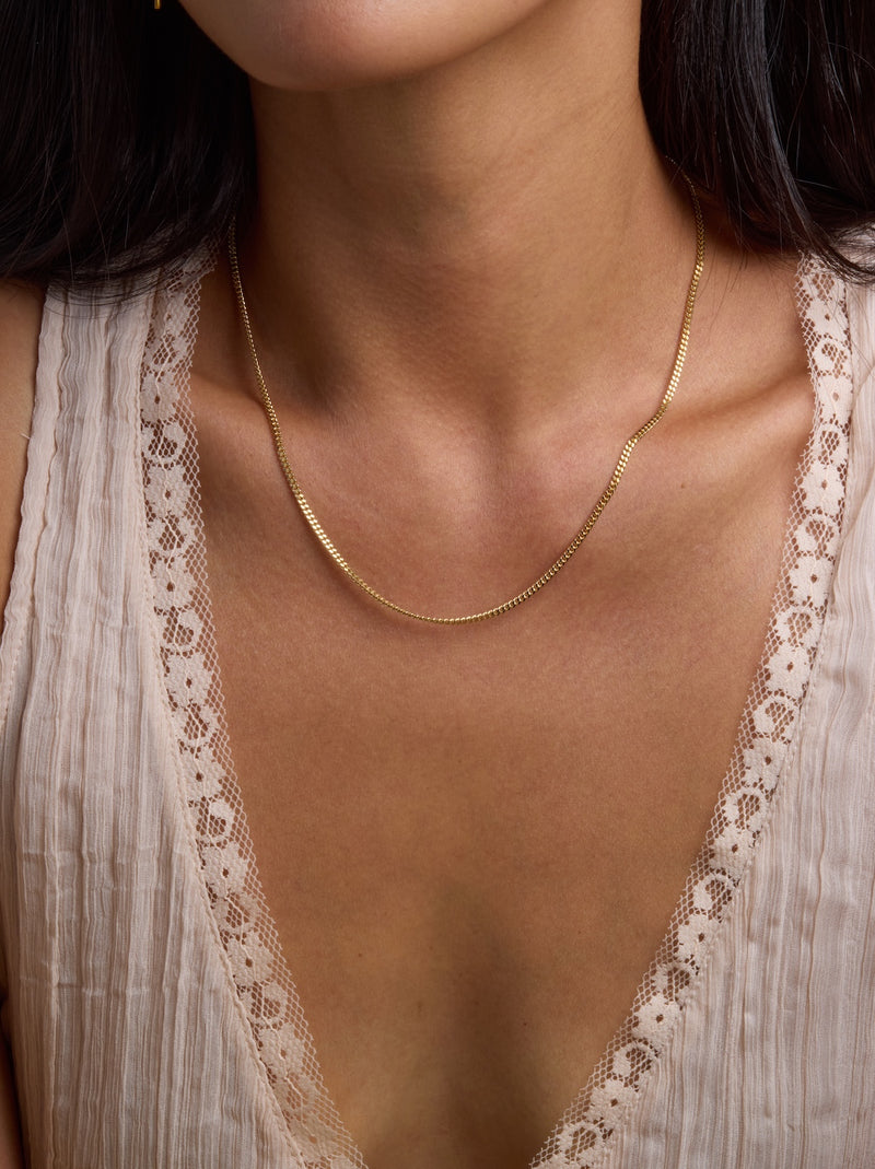 Curb Necklace - 10K