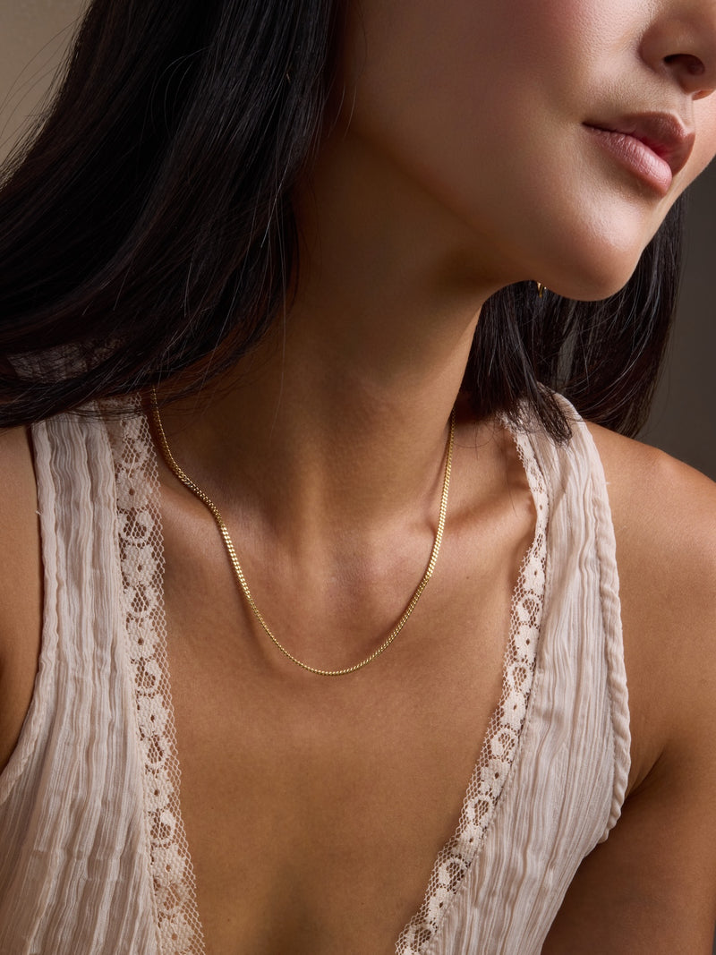 Curb Necklace - 10K