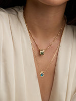 Tourmaline Pillar Necklace