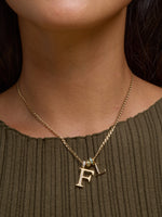 Diamond Initial Pendants