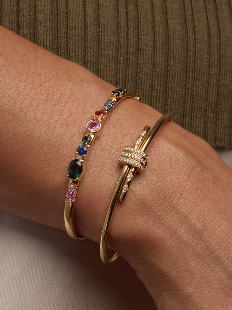 Diamond Latch Bracelet