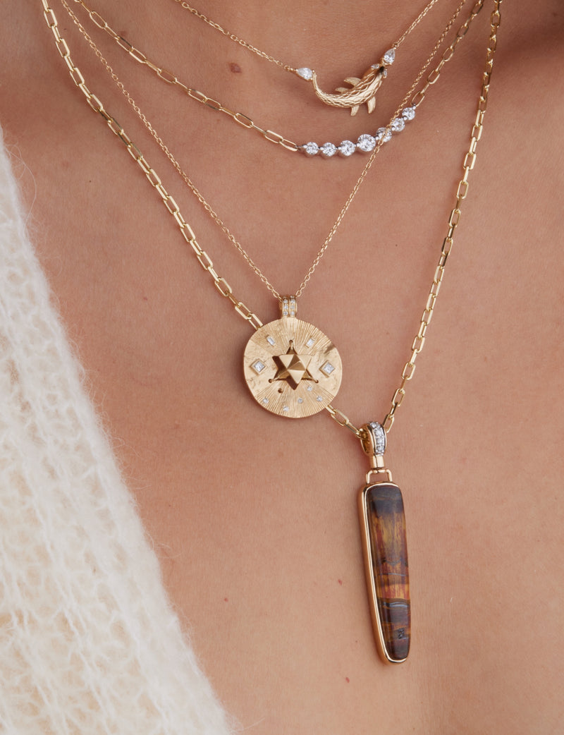 Diamond Merkabah Necklace