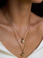 Golden Milgrain Charms