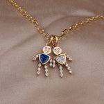 Sapphire Lulu & Lox Charm Necklace