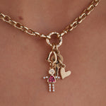Tourmaline Lulu & Lox Charm Necklace