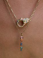 Confetti Lock Necklace