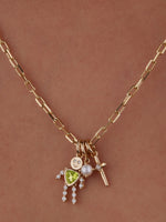 Peridot Lulu & Lox Charm Necklace