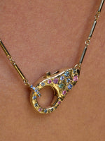 Confetti Lock Necklace