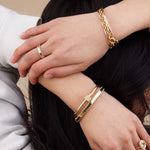 Two-Toned Stitched Ring