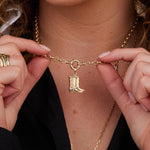 Cowboy Boots Charm