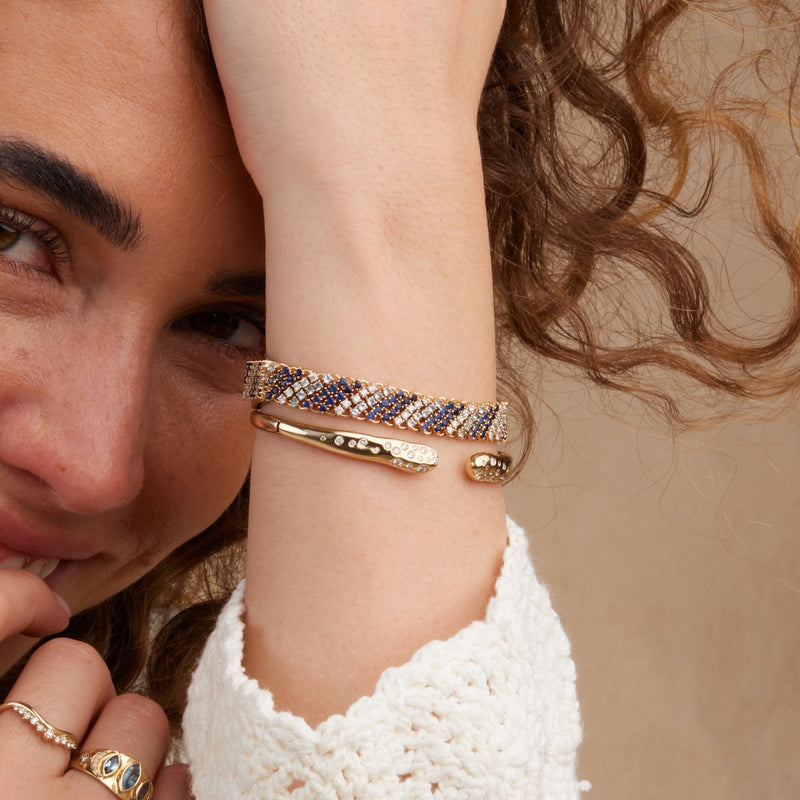 Diamonds in the Rough Cuff Bracelet
