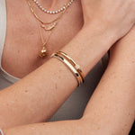 Two-Toned Stitched Bracelet