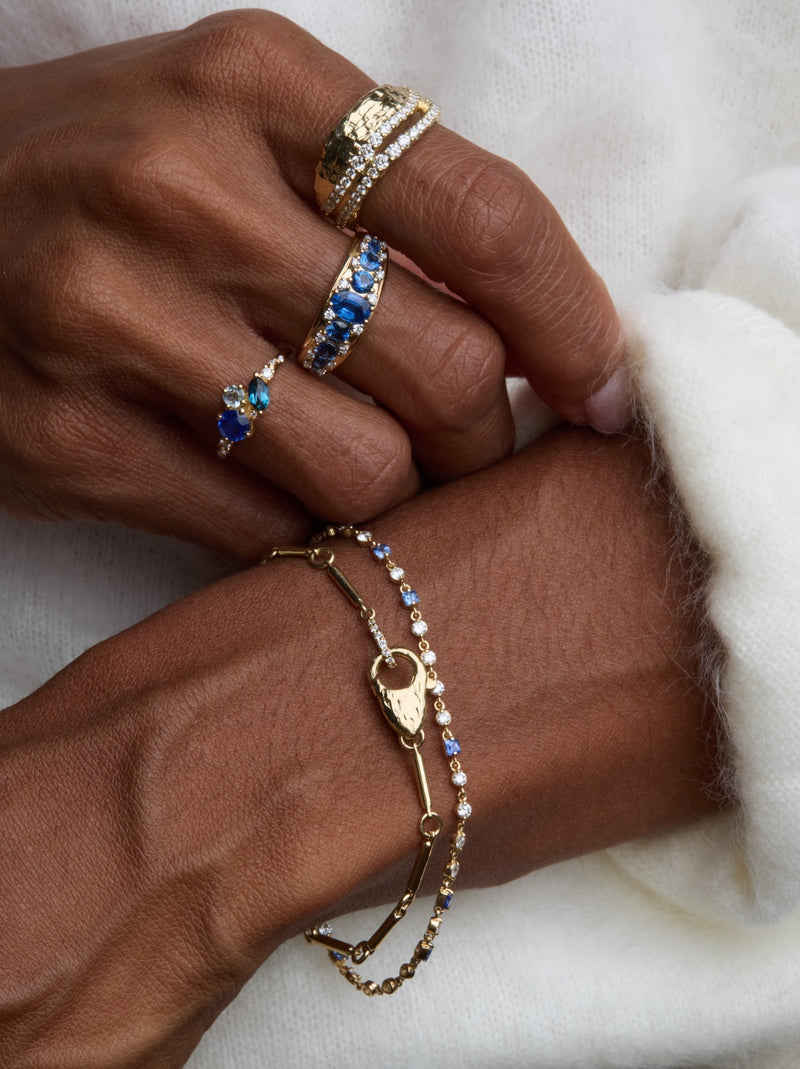 Ocean Starry Cluster Ring