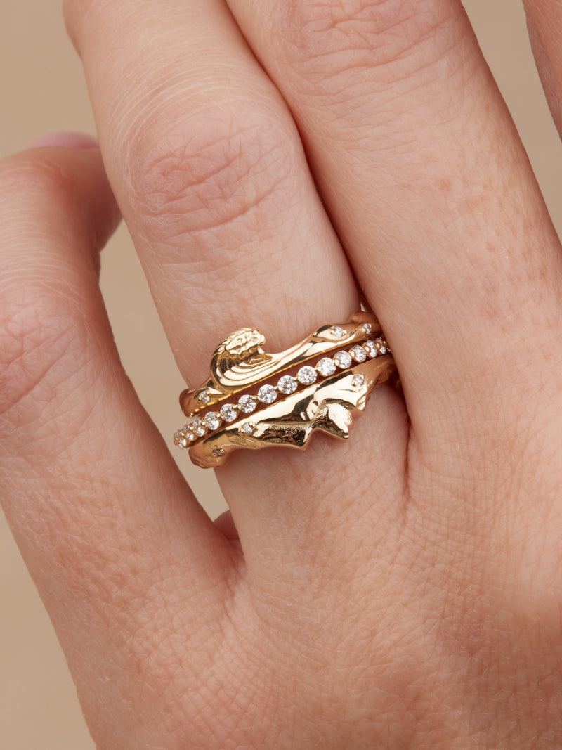 Floating Eternity Diamond Band