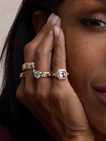 Hexagon Argyle Ring
