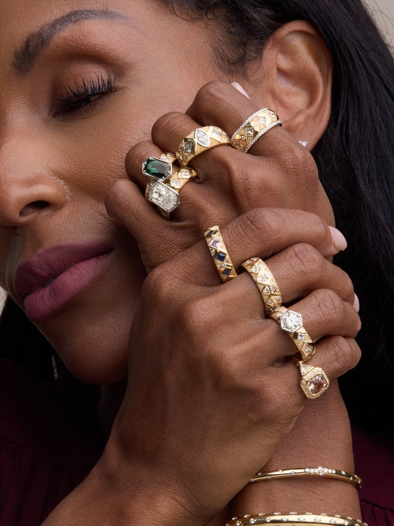 Pave Diamond Argyle Band