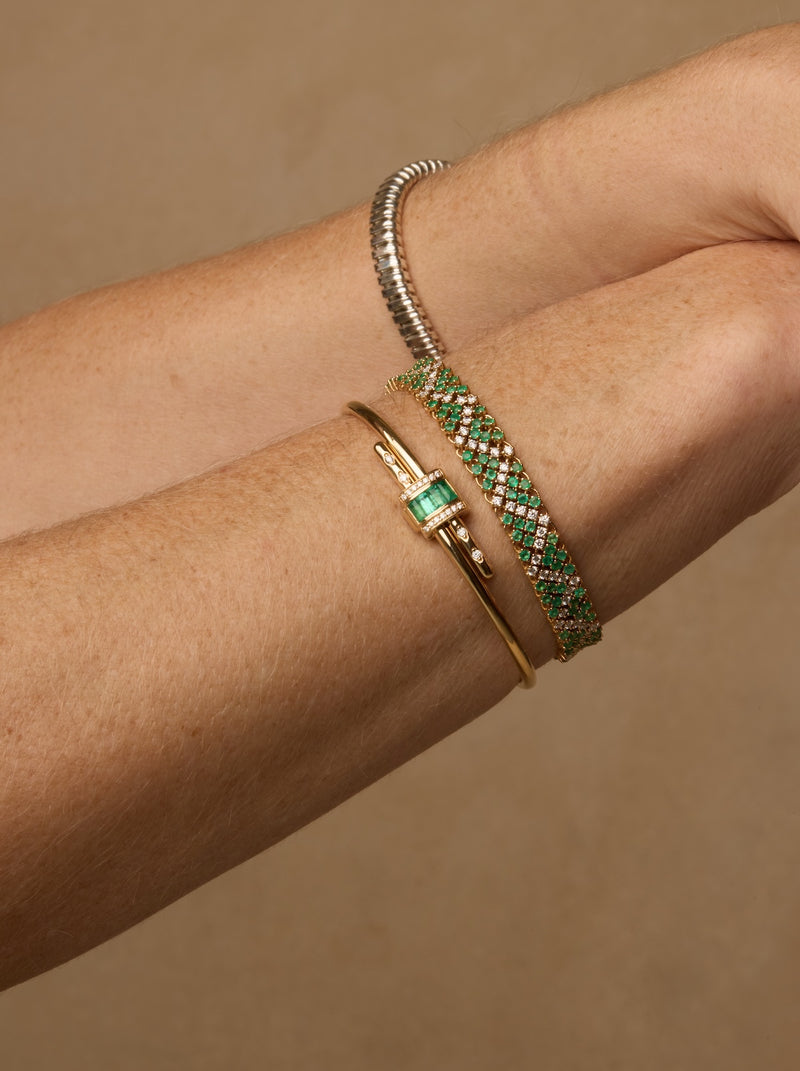 Vaulted Latch Bracelet