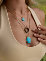 Seashell Turquoise Pendant