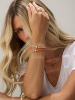 Golden Arc Chain Bracelet