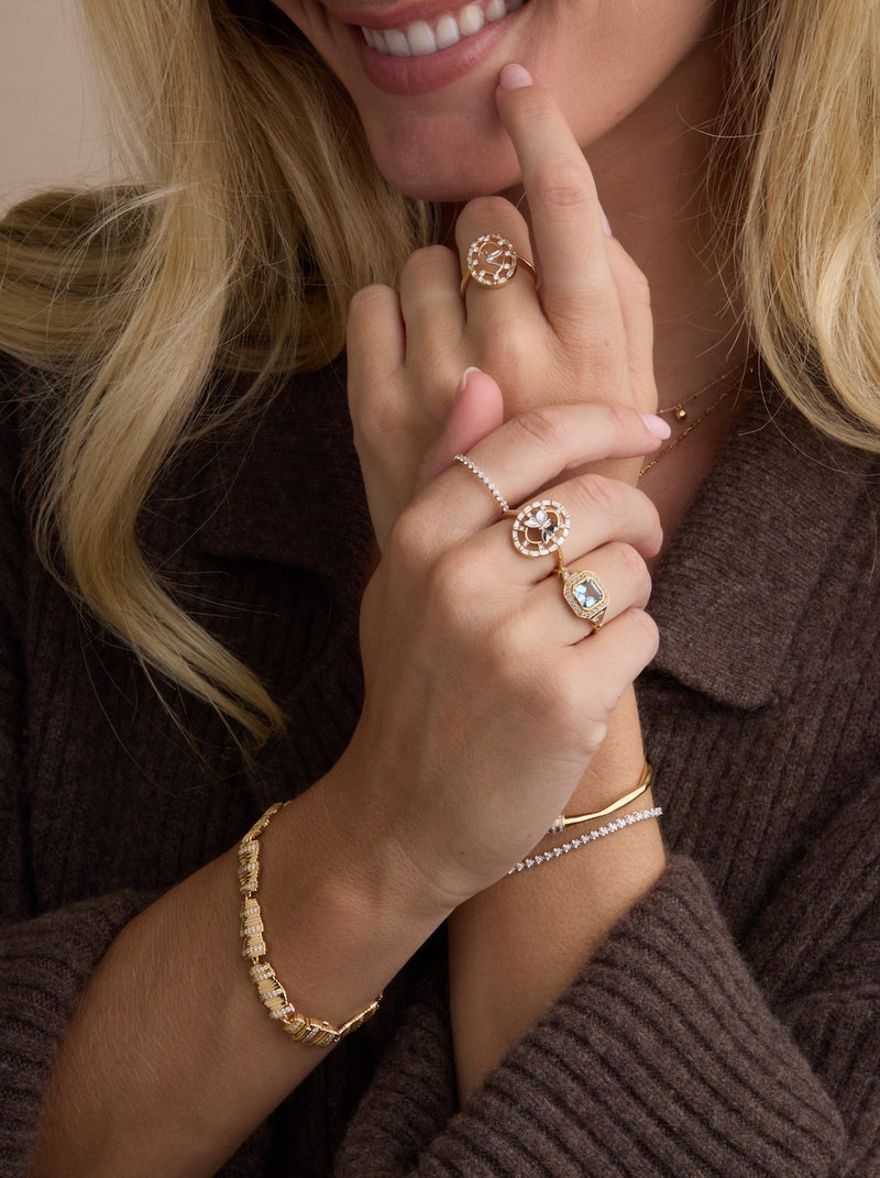 Diamond Pillar Bracelet