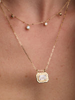 Lucent Diamond Station Necklace