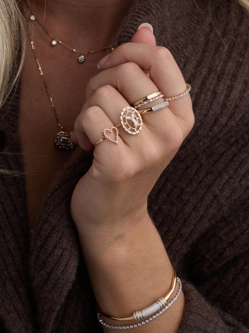 Diamond Heart Ring