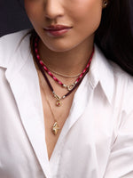 Mixed Metal Carabiner Necklace