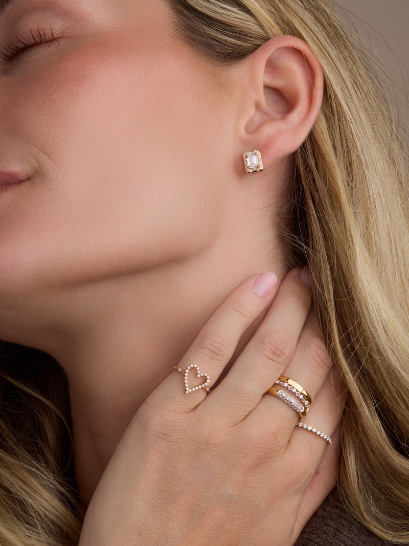 Diamond Heart Ring