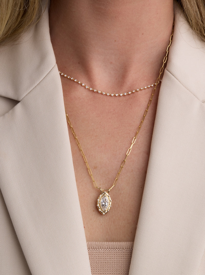 Wrapped in Diamonds Necklace