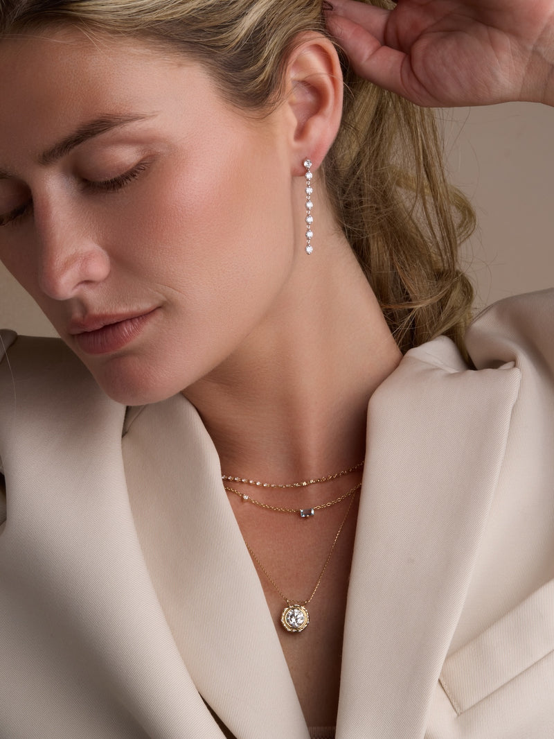 Wrapped in Diamonds Studs