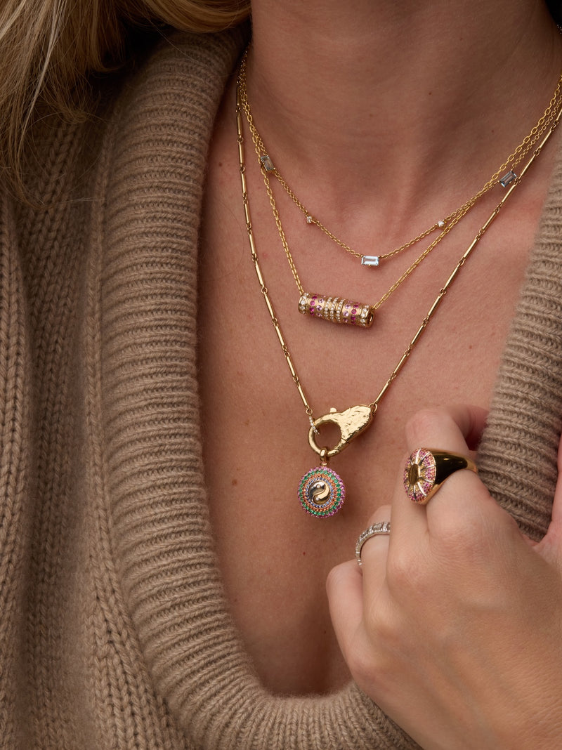 Diamond Azure Necklace