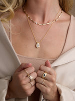Wavy Diamond Necklace