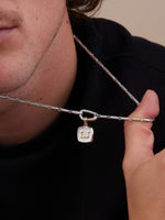 Mixed Metal Initial Pendant