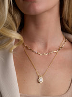 Wavy Diamond Necklace