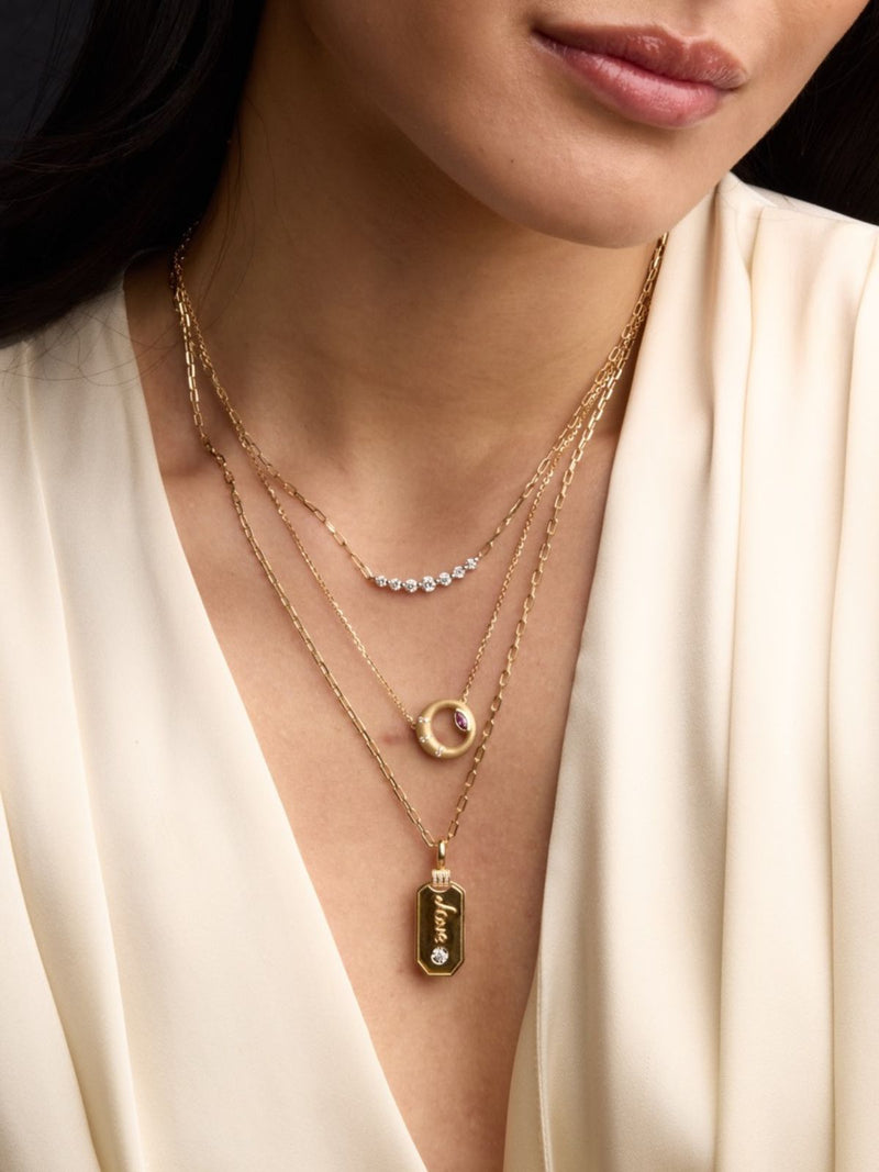 Love Latch Dog Tag Pendant