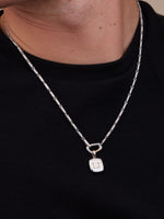 Mason Chain Carabiner Necklace