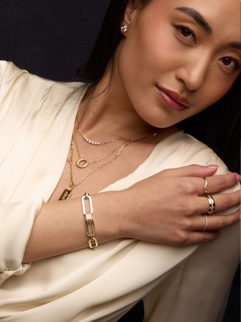 Spinning Latch Eternity Band