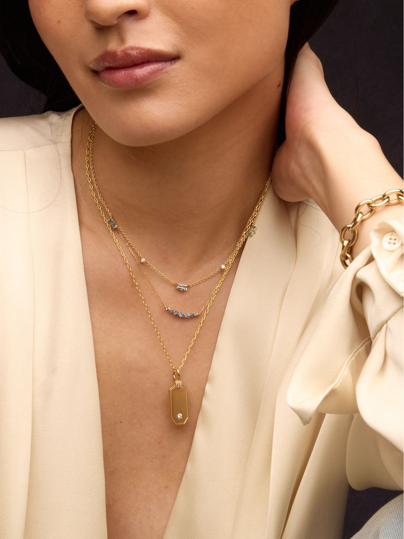 Engravable Latch Dog Tag Pendant