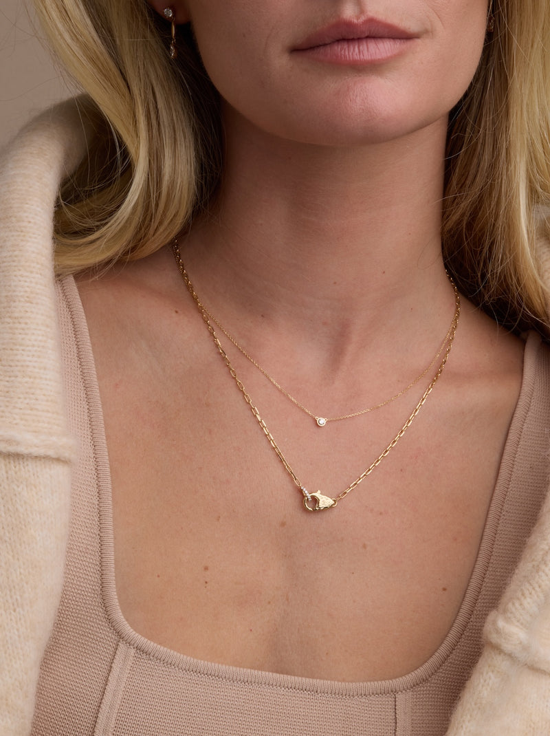 Mini Lock Necklace