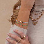 Wrapped in Emeralds Bracelet